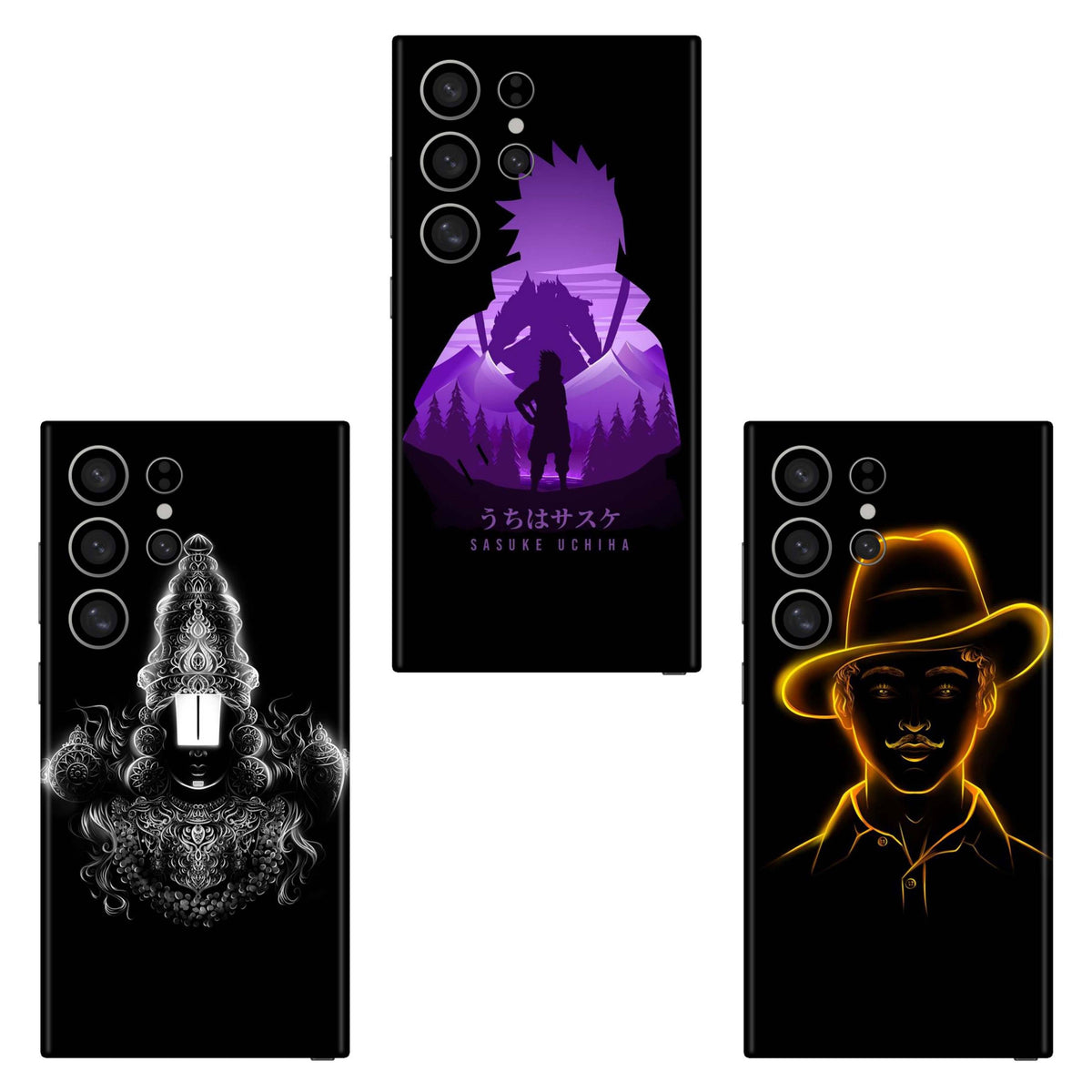 Combo 229 Mobile Skin Pack Of 3 Combo