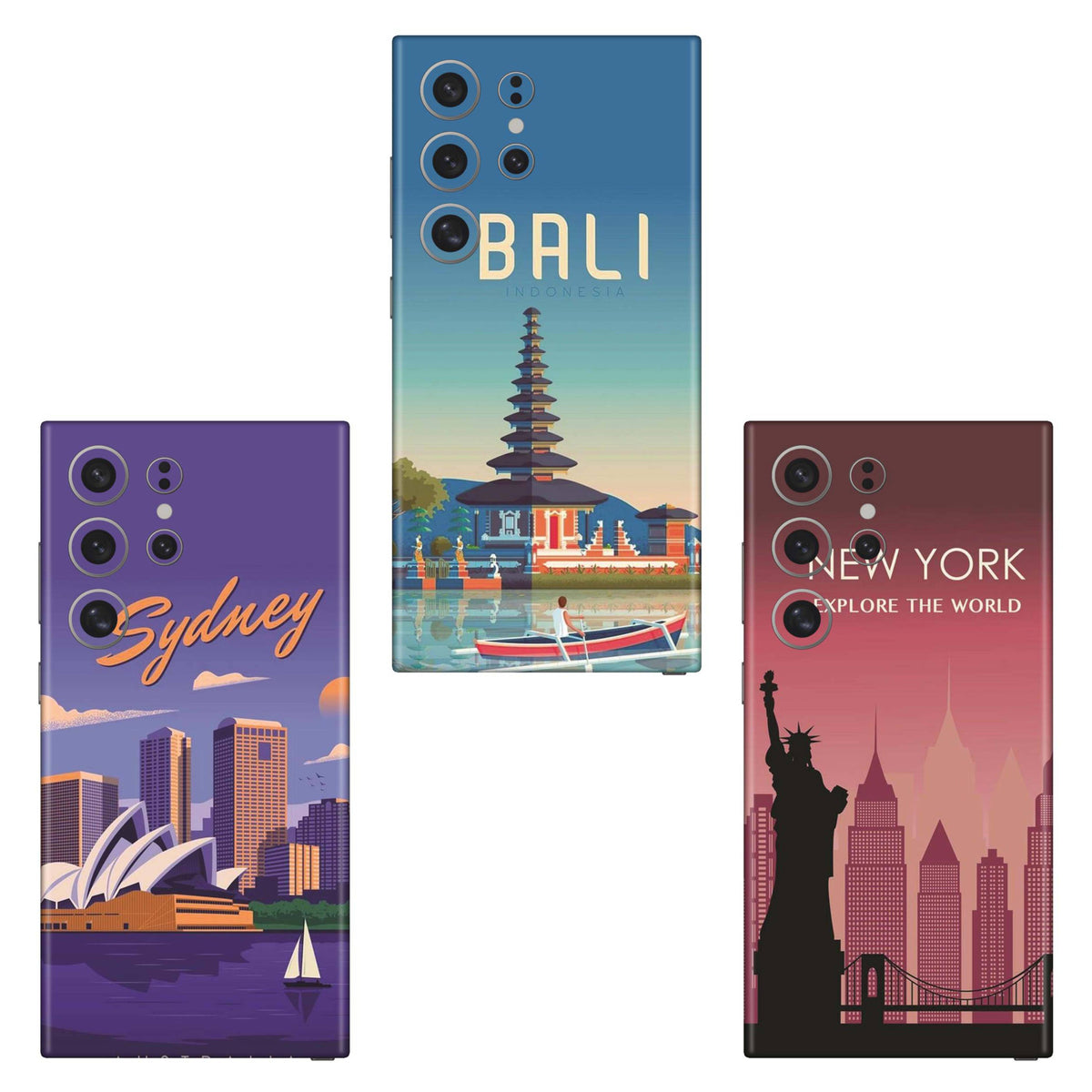 Combo 232 Mobile Skin Pack Of 3 Combo