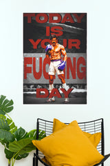 Sarpatta Parambarai Arya Boxing Poster – "Today Is Your F***ing Day" Motivational Paper Print  (Tollywood Poster)