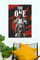 Suriya "The One" Biker Paper Poster   (Tollywood Poster)
