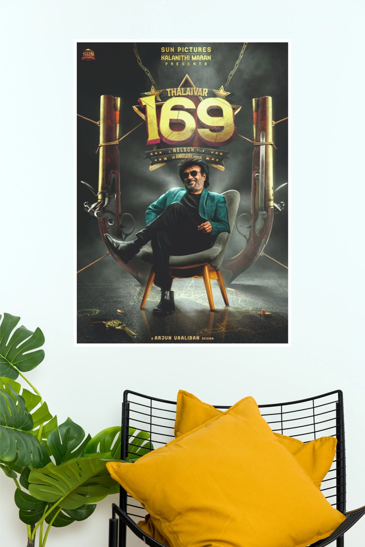Superstar Rajinikanth Thalaivar 169 Paper Poster   (Tollywood Poster)