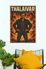Superstar Rajinikanth Thalaivar Vintage Explosion Paper Poster   (Tollywood Poster)