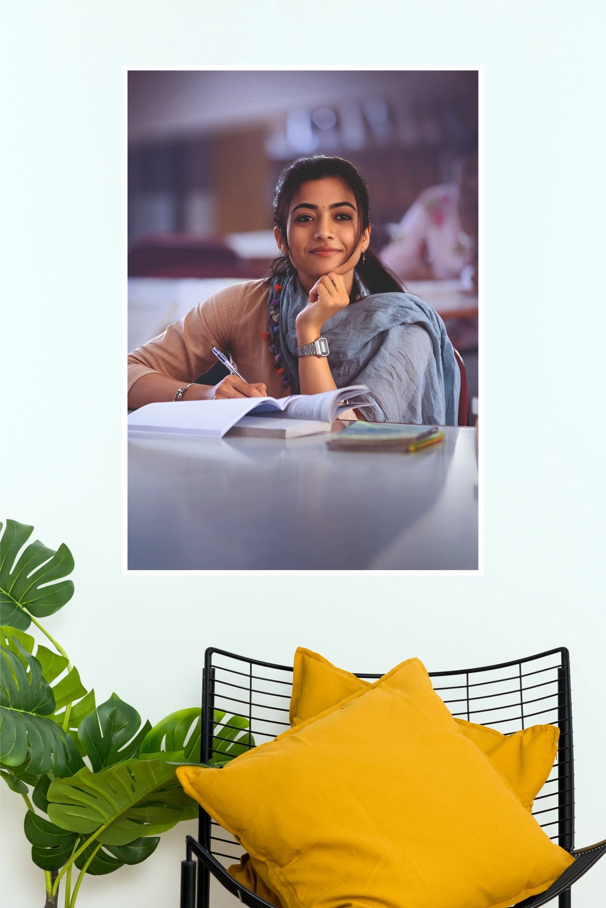 The Girlfriend Rashmika Mandanna Still Paper Poster   (Tollywood Poster)