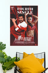 The Greatest Of All Time Thalapathy Vijay & Trisha Paper Poster  (Tollywood Poster)