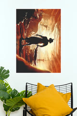 The Legend of Shiva Devotional Digital Art Paper Poster  (Tollywood Poster)