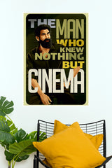 The Man Who Knew Nothing But Cinema Vector Art Paper Poster (Tollywood Poster)