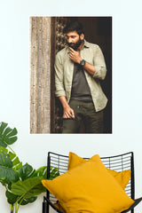 Gopichand Stylish Portrait Paper Poster (Tollywood Poster)