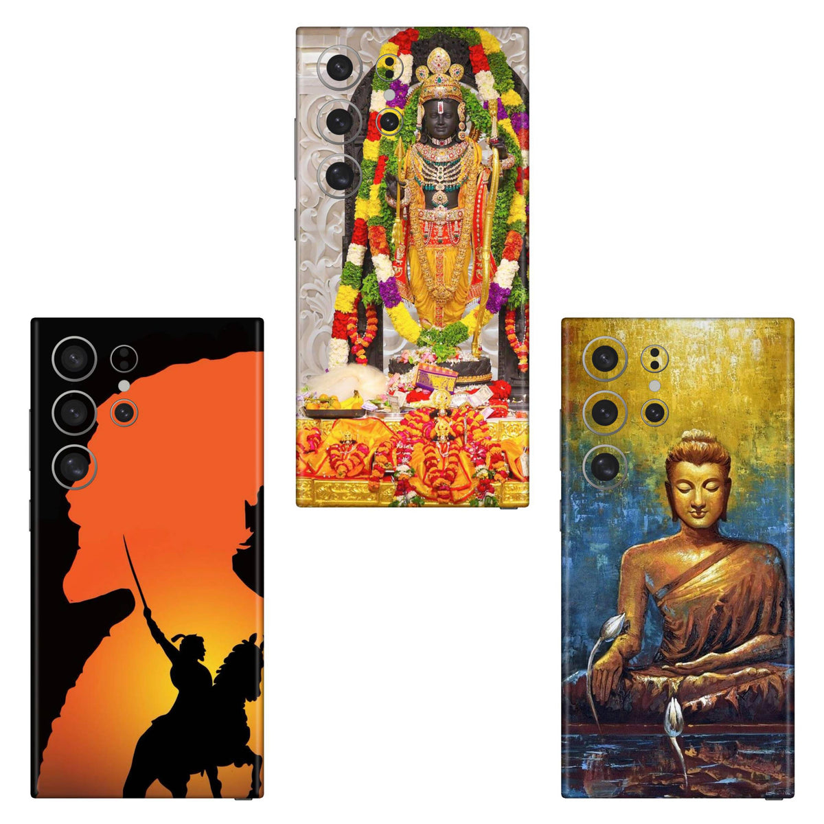 Combo 237 Mobile Skin Pack Of 3 Combo