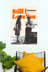 Vandanam Mohanlal & Girija Shettar Vintage Minimalist Paper Poster  (Tollywood Poster)
