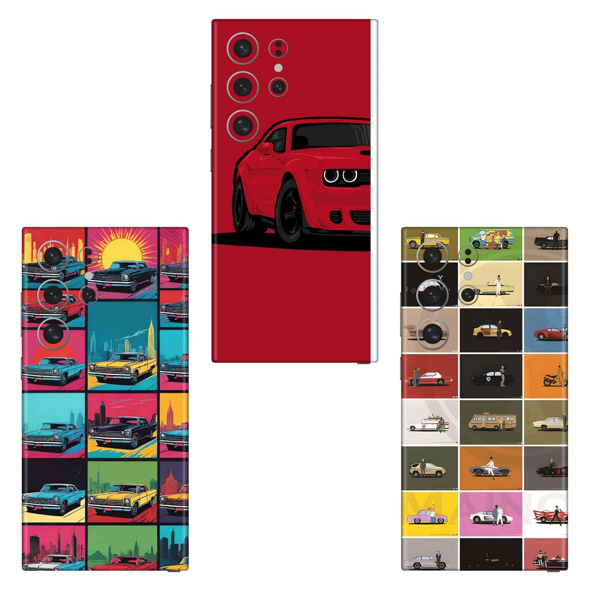 Combo 239 Mobile Skin Pack Of 3 Combo