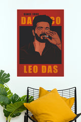 Leo Das Thalapathy Vijay Vector Pop Art Paper Poster  (Tollywood Poster)