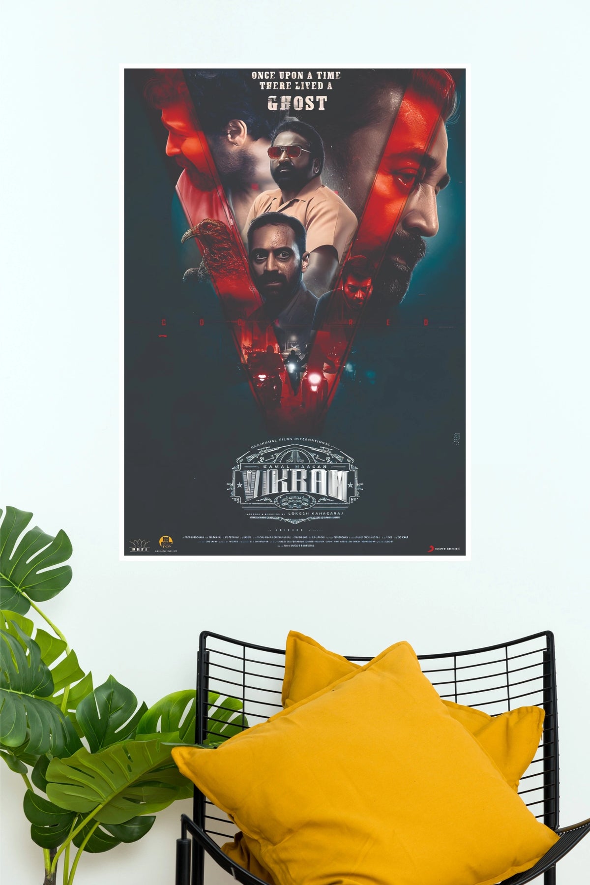 Vikram Once Upon a Time There Lived a Ghost Wall Poster  (Tollywood Poster)
