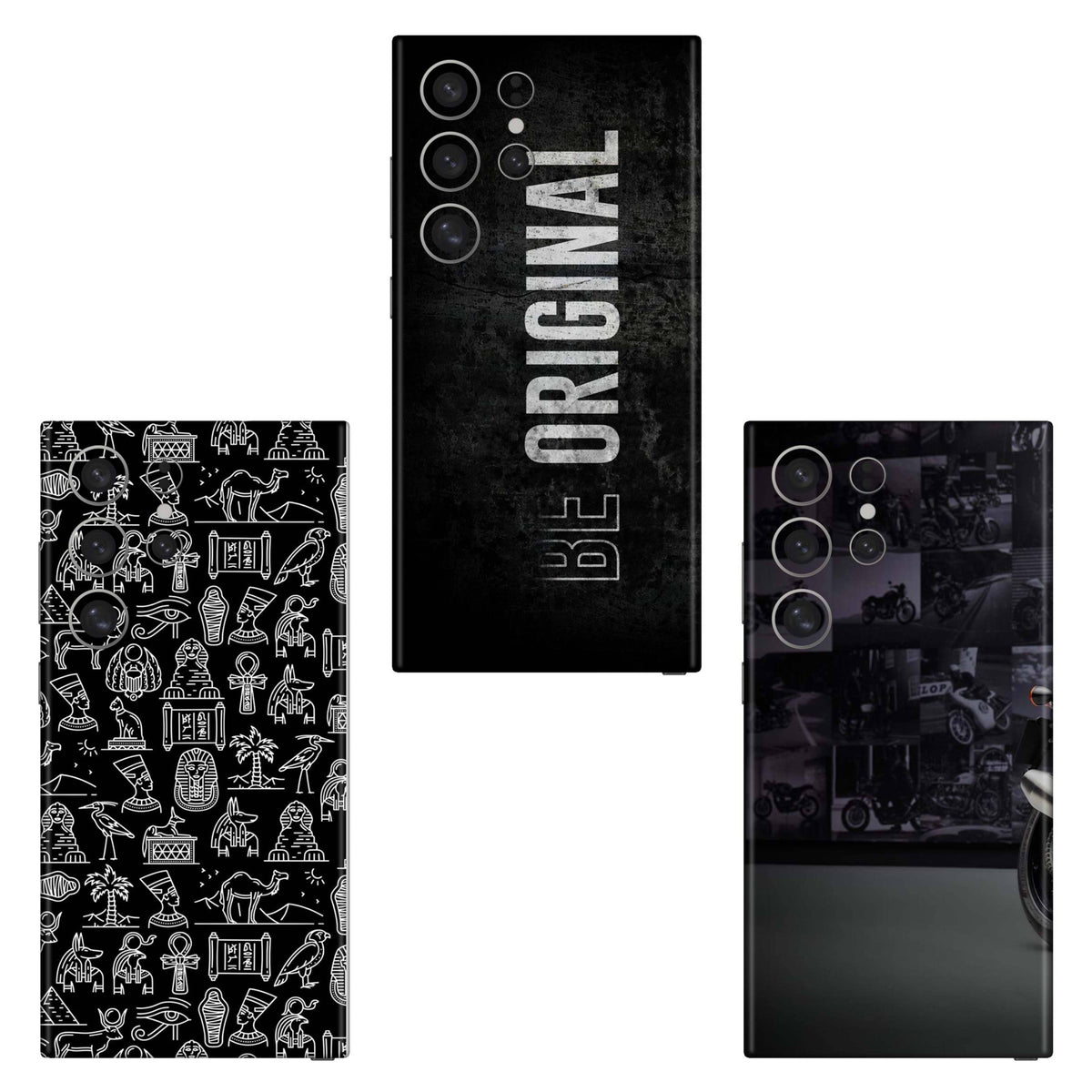 Combo 243 Mobile Skin Pack Of 3 Combo