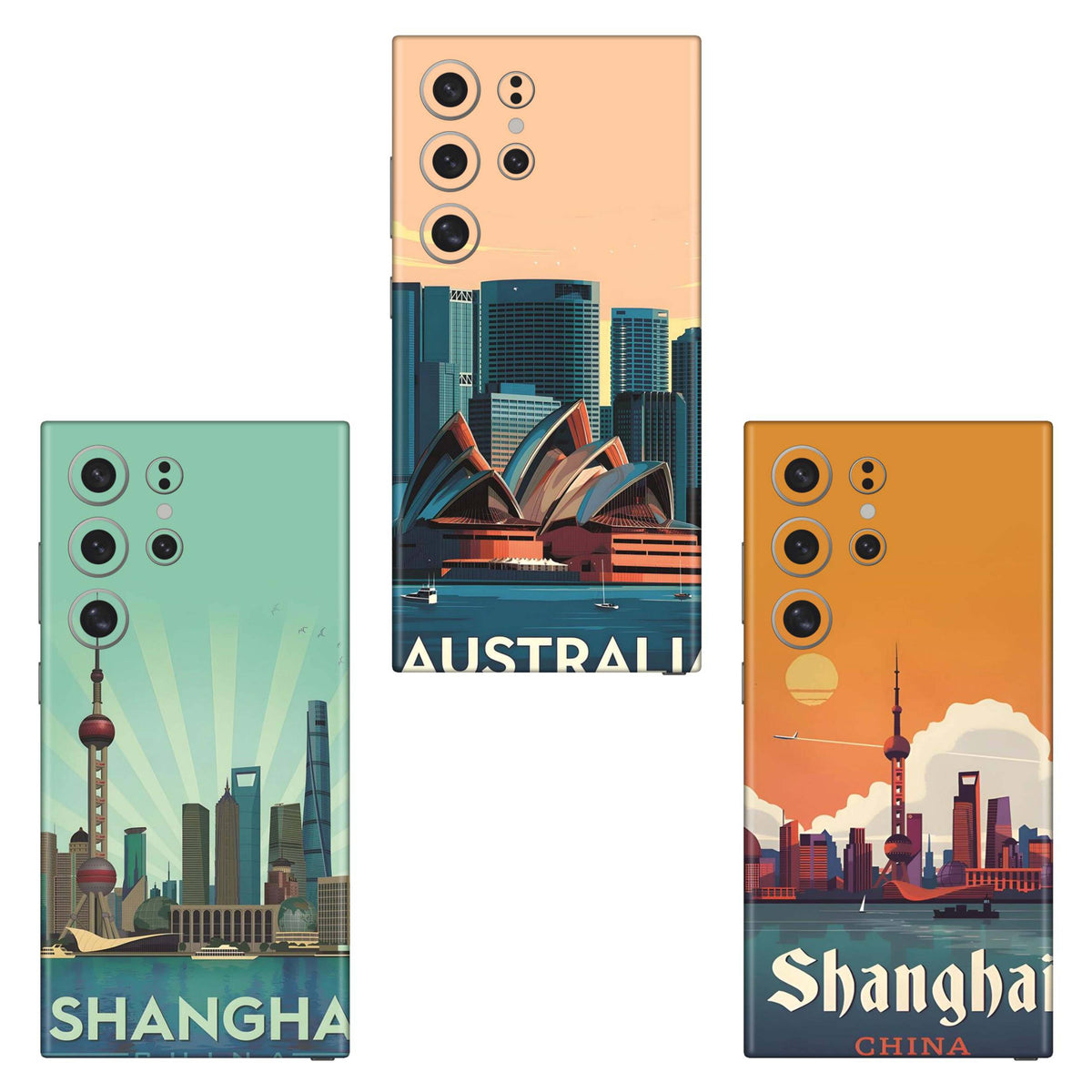 Combo 255 Mobile Skin Pack Of 3 Combo