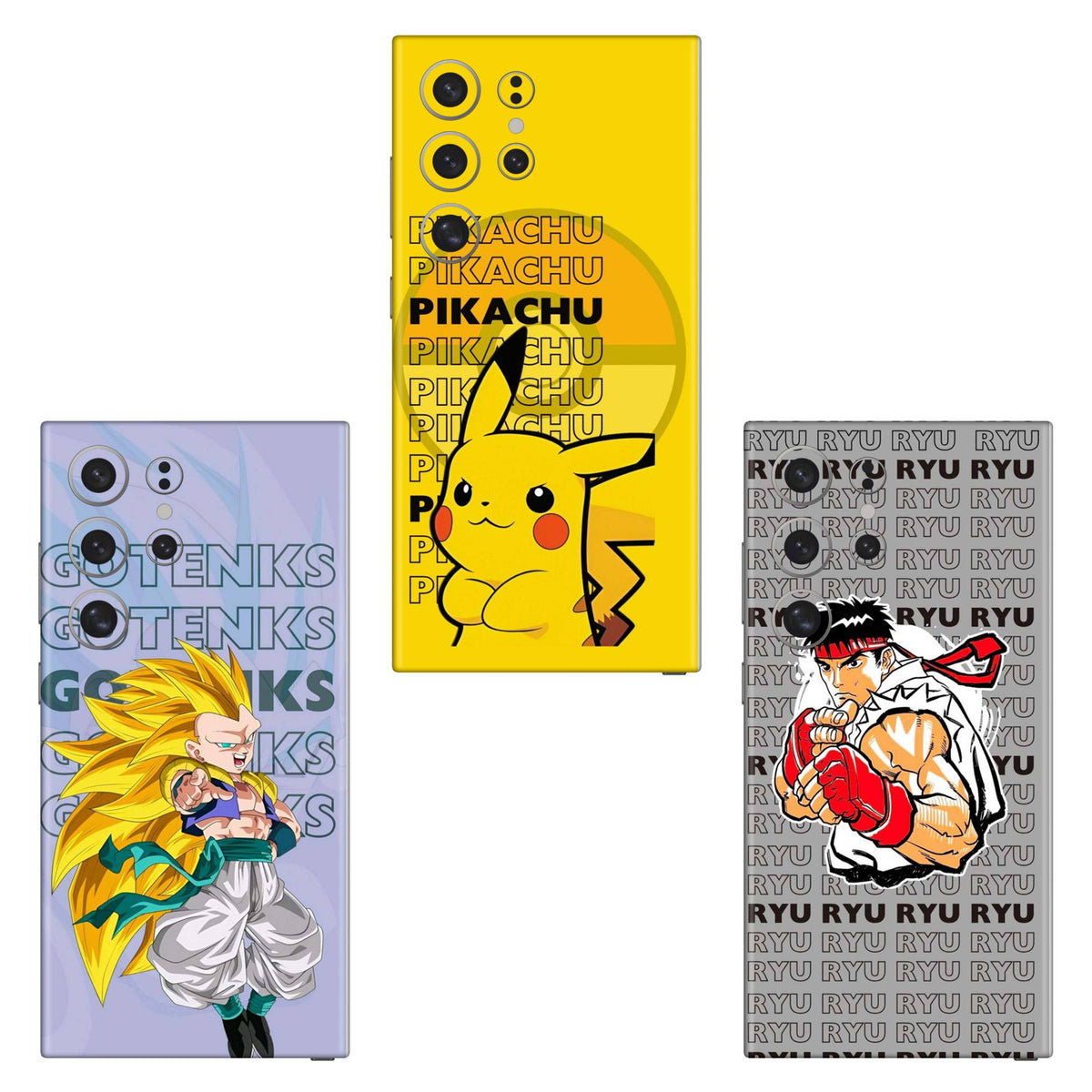 Combo 257 Mobile Skin Pack Of 3 Combo