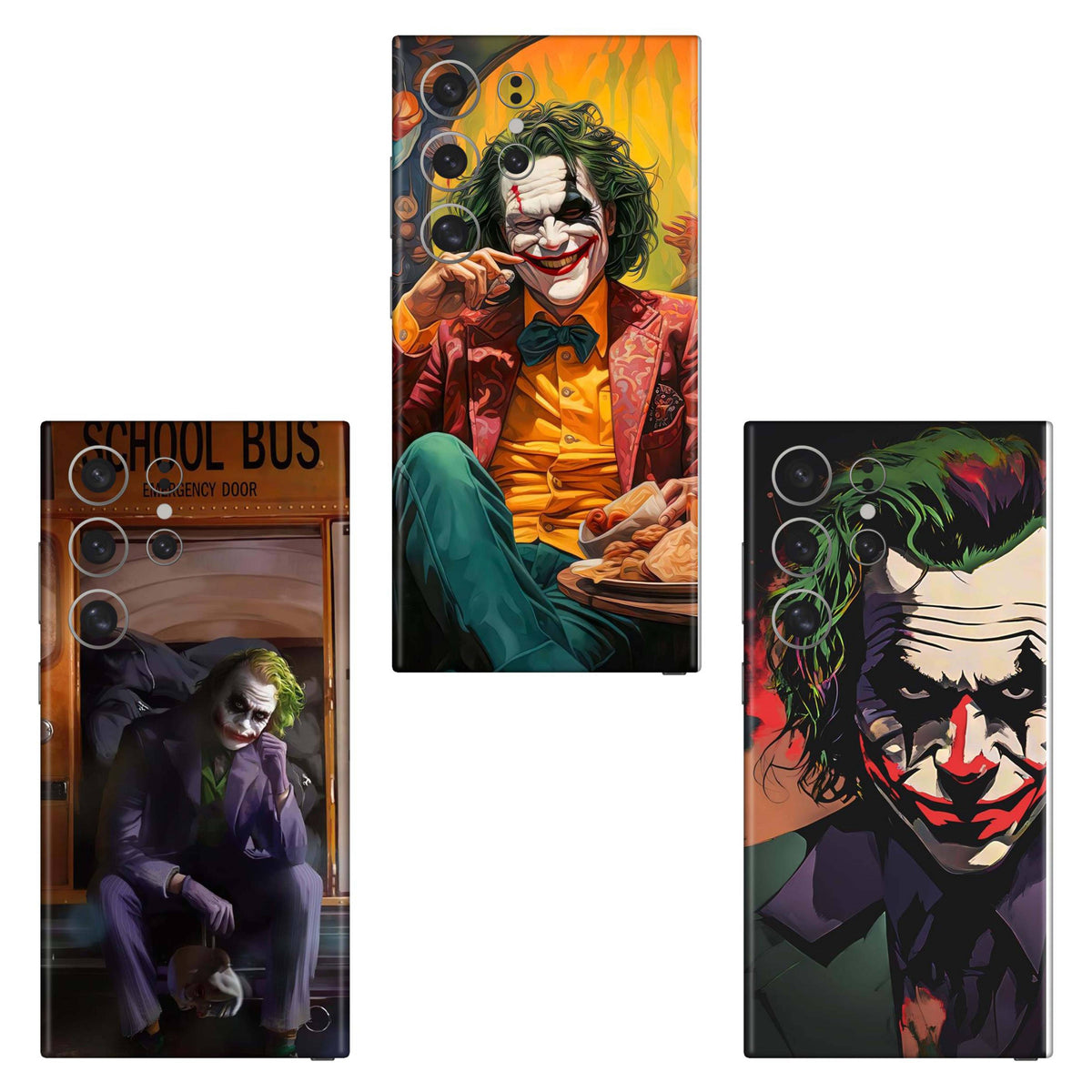 Combo 258 Mobile Skin Pack Of 3 Combo
