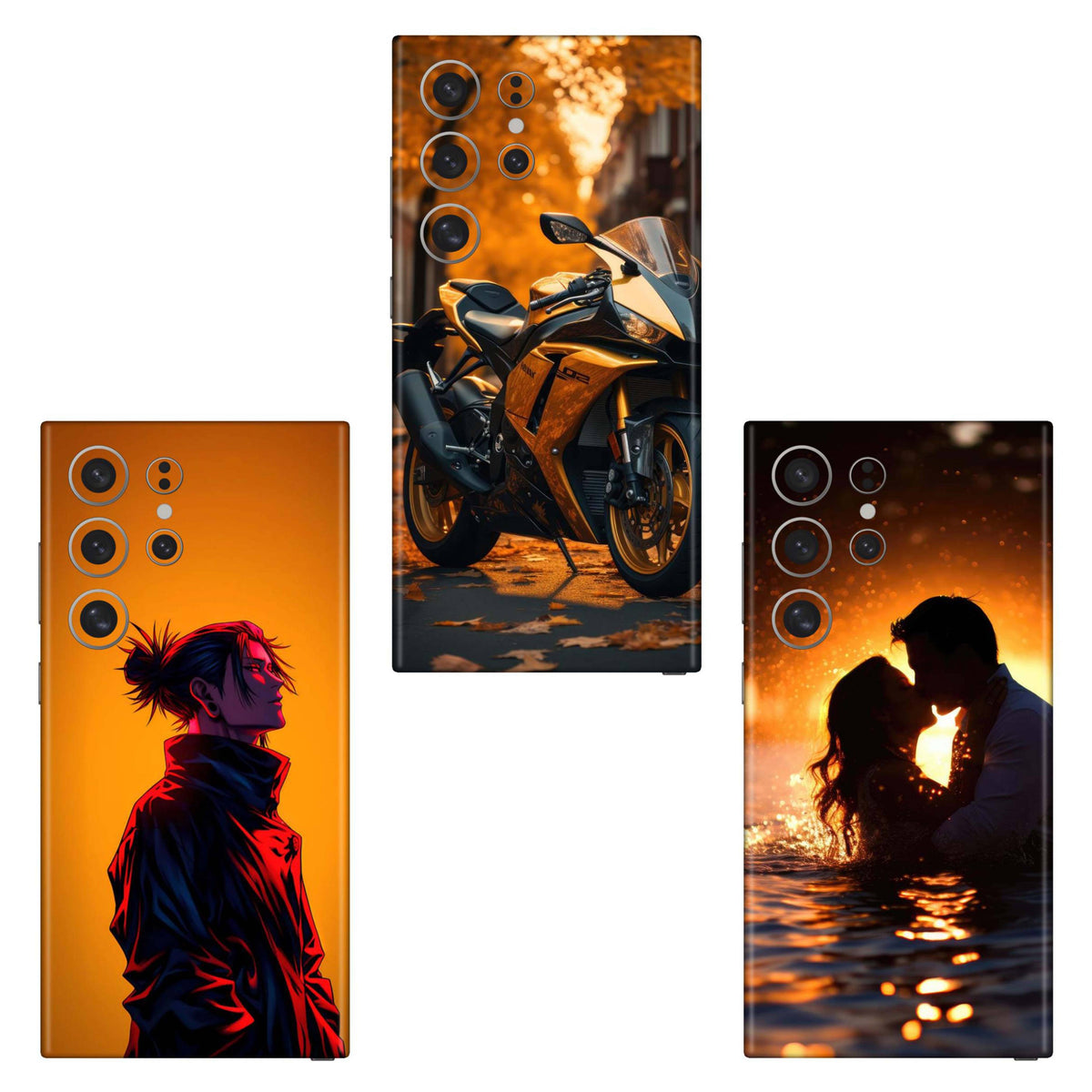 Combo 259 Mobile Skin Pack Of 3 Combo