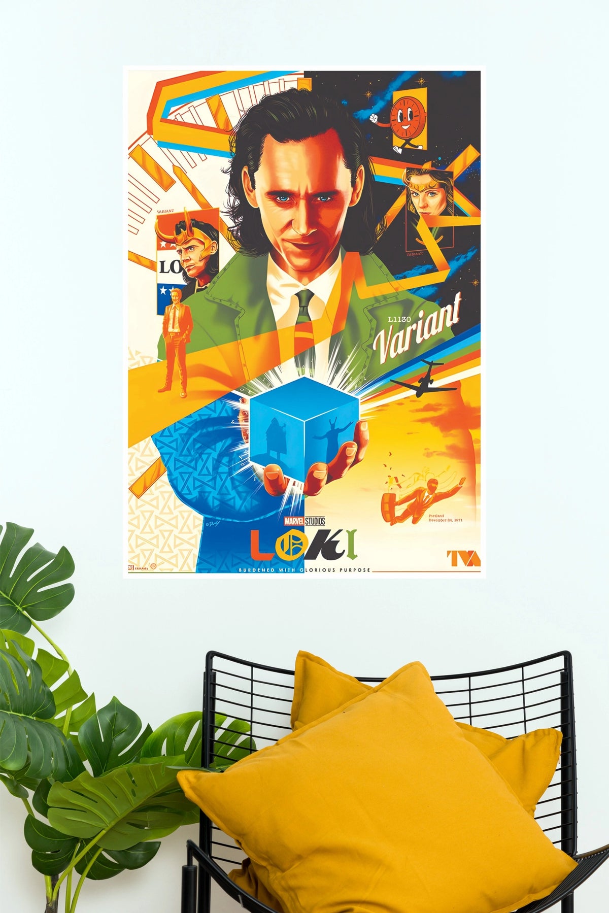 Loki Variant Cosmic Tesseract Matte Paper Poster (Marvel  Posters)