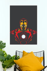 Iron Man Mark Suit Minimalist Vector Matte Paper Poster (Marvel  Posters)