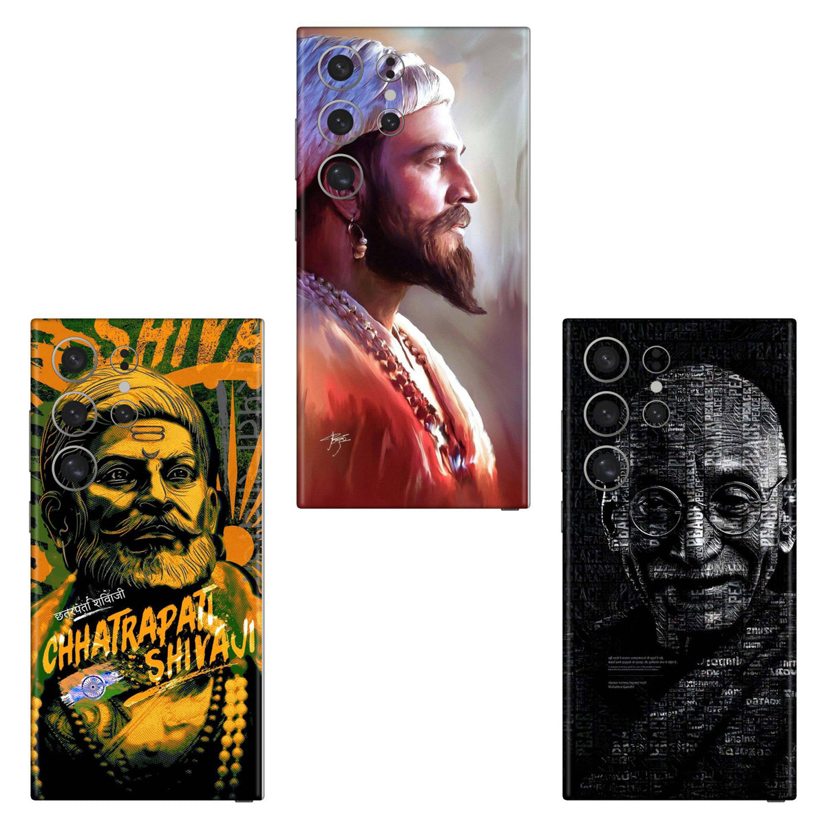 Combo 282 Mobile Skin Pack Of 3 Combo