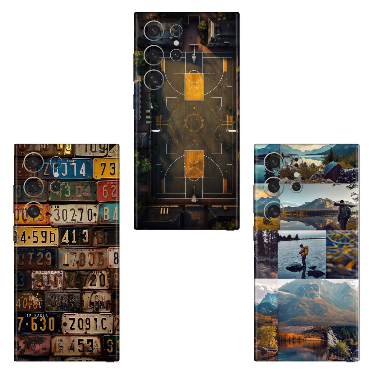 Combo 284 Mobile Skin Pack Of 3 Combo