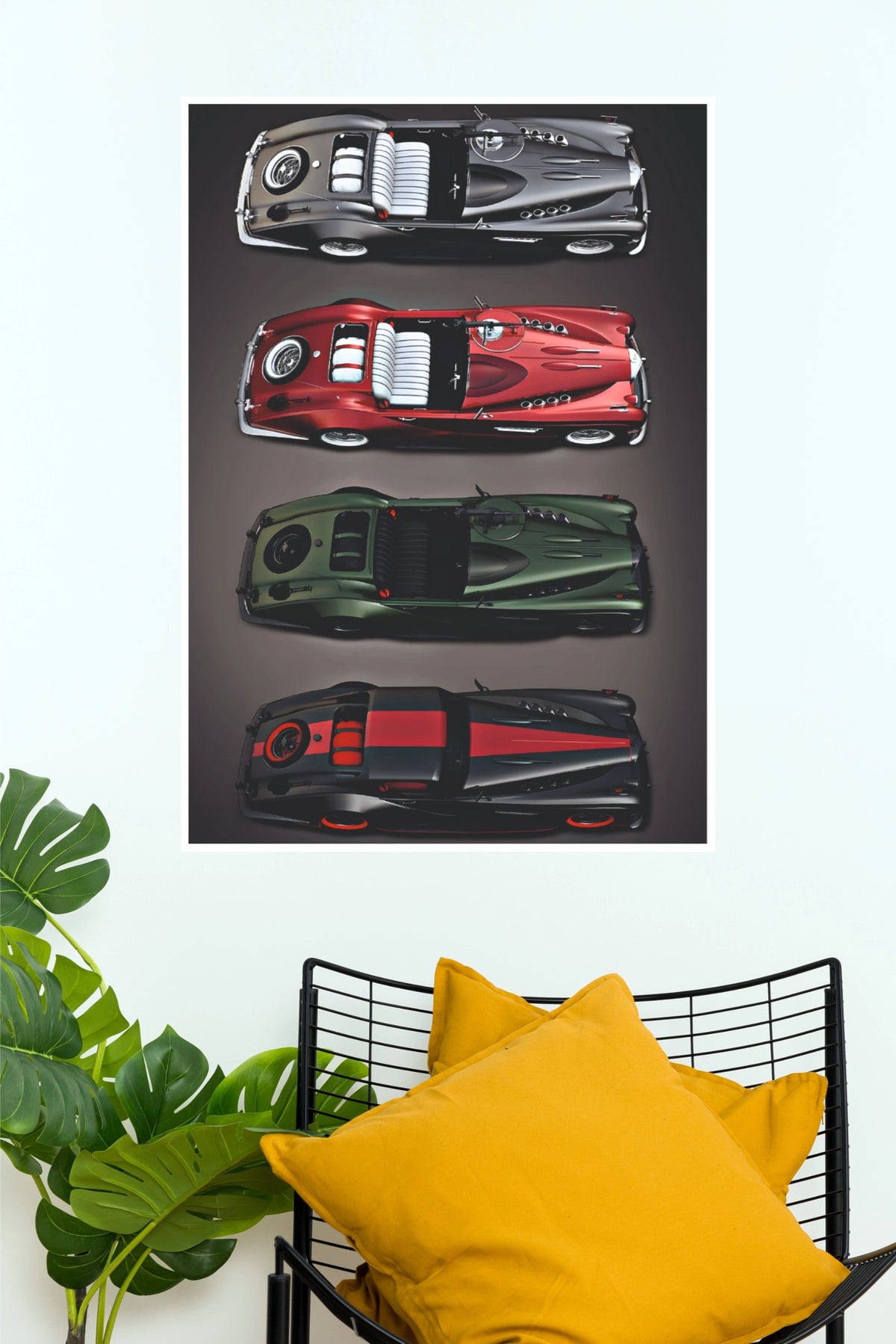 1960 Plymouth XNR Concept Car Paper Poster Wall Art (Car Posters)