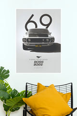 Yellow Ferrari 458 Italia Graffiti Style Paper Poster  (Car Posters)