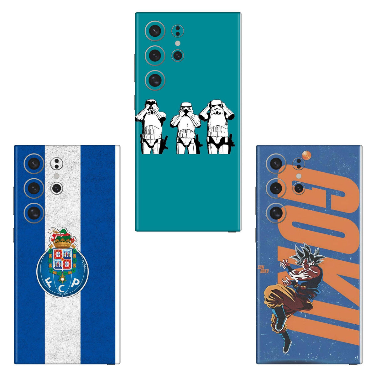 Combo 286 Mobile Skin Pack Of 3 Combo