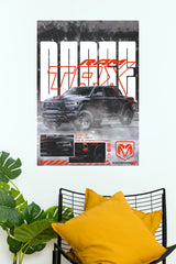 2022 RAM 1500 TRX Off-Road Truck Paper Poster (Car Posters)