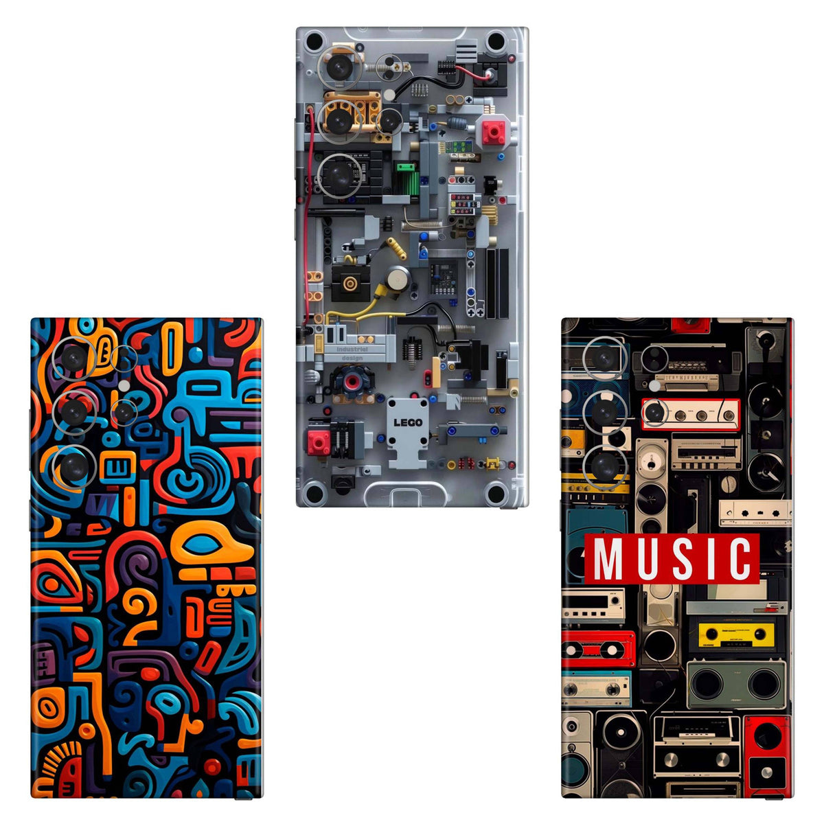 Combo 289 Mobile Skin Pack Of 3 Combo