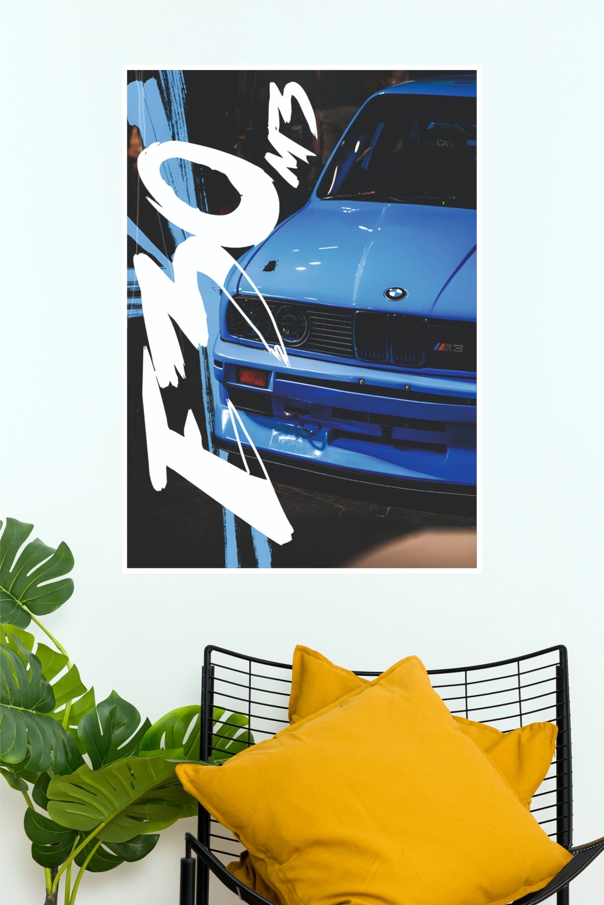 BMW E30 M3 Urban Streetwear Paper Poster | Classic Car Wall Art (Car Posters)