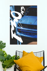 BMW E30 M3 Urban Streetwear Paper Poster | Classic Car Wall Art (Car Posters)