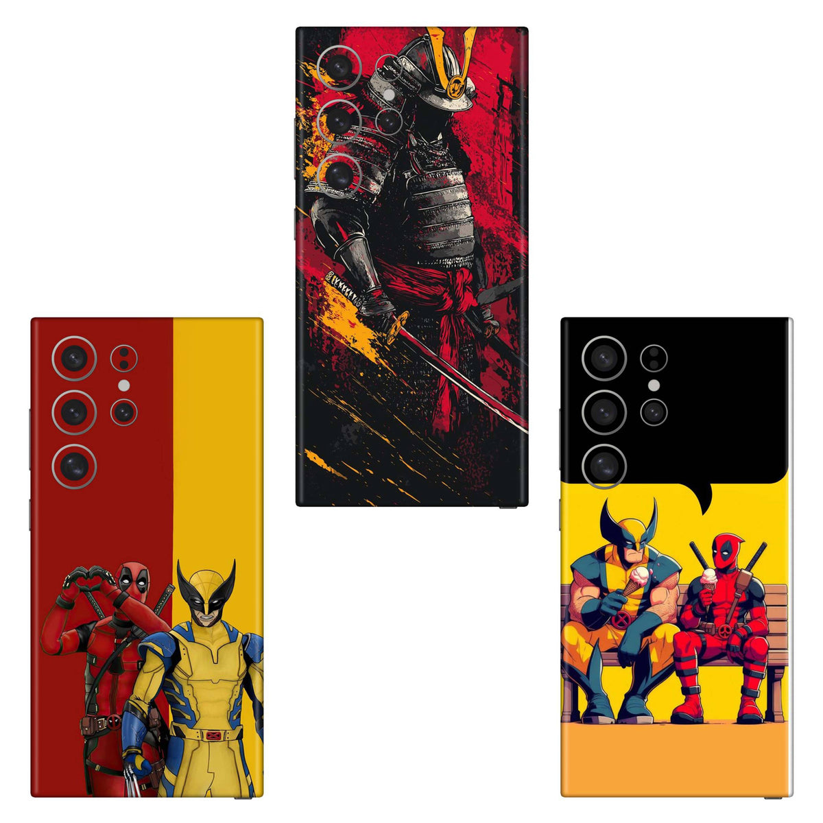 Combo 293 Mobile Skin Pack Of 3 Combo