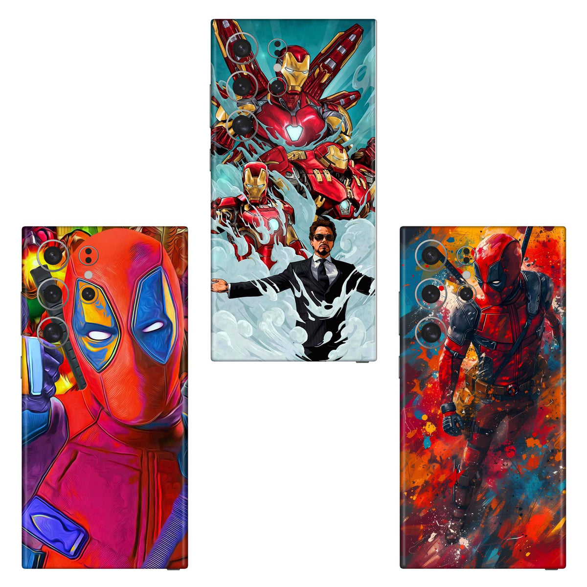 Combo 295 Mobile Skin Pack Of 3 Combo