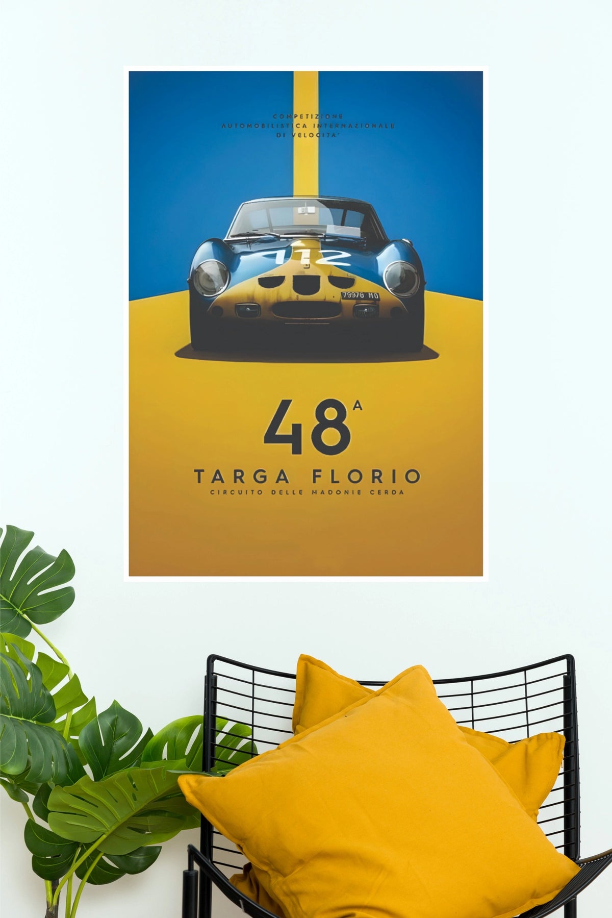 Ferrari 250 GTO Targa Florio Edition Poster | Classic Race Car Wall Art (Car Posters)