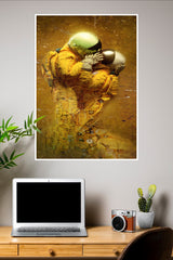 2 Astronaut Kissing Poster | Astronaut Posters