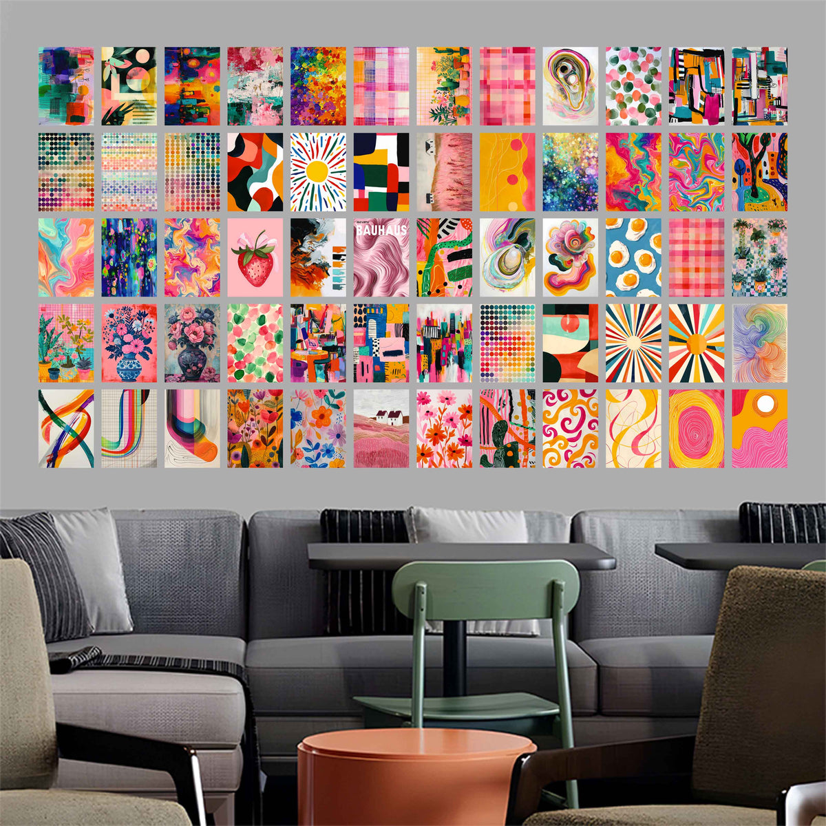 Abstract Vibes Collection | Super 60 Posters Set