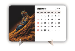 Samurai Premium Table Desk Calendar – 2026