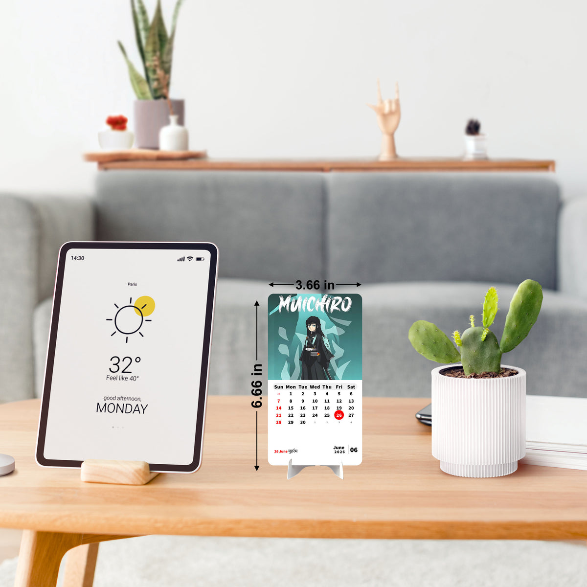 Demon Premium Table Desk Calendar – 2026