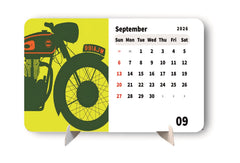 Vintage Motor Bike Predator Premium Table Desk Calendar – 2026