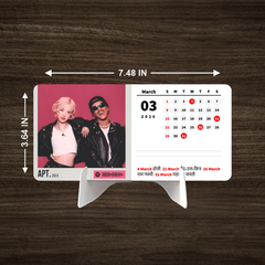 POP Singers Premium Table Desk Calendar
