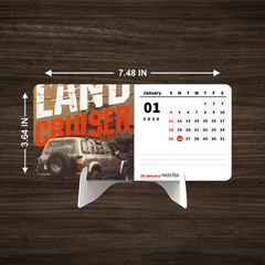 fast CAR Premium Table Desk Calendar