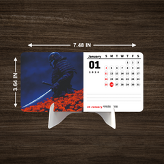Last Standing Premium Table Desk Calendar
