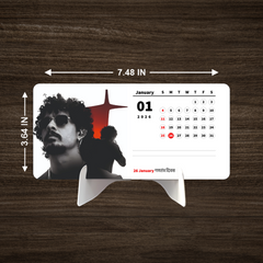 WORLD POP Singers Premium Table Desk Calendar