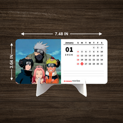 Duo Naruto & Sasuke Premium Table Desk Calendar