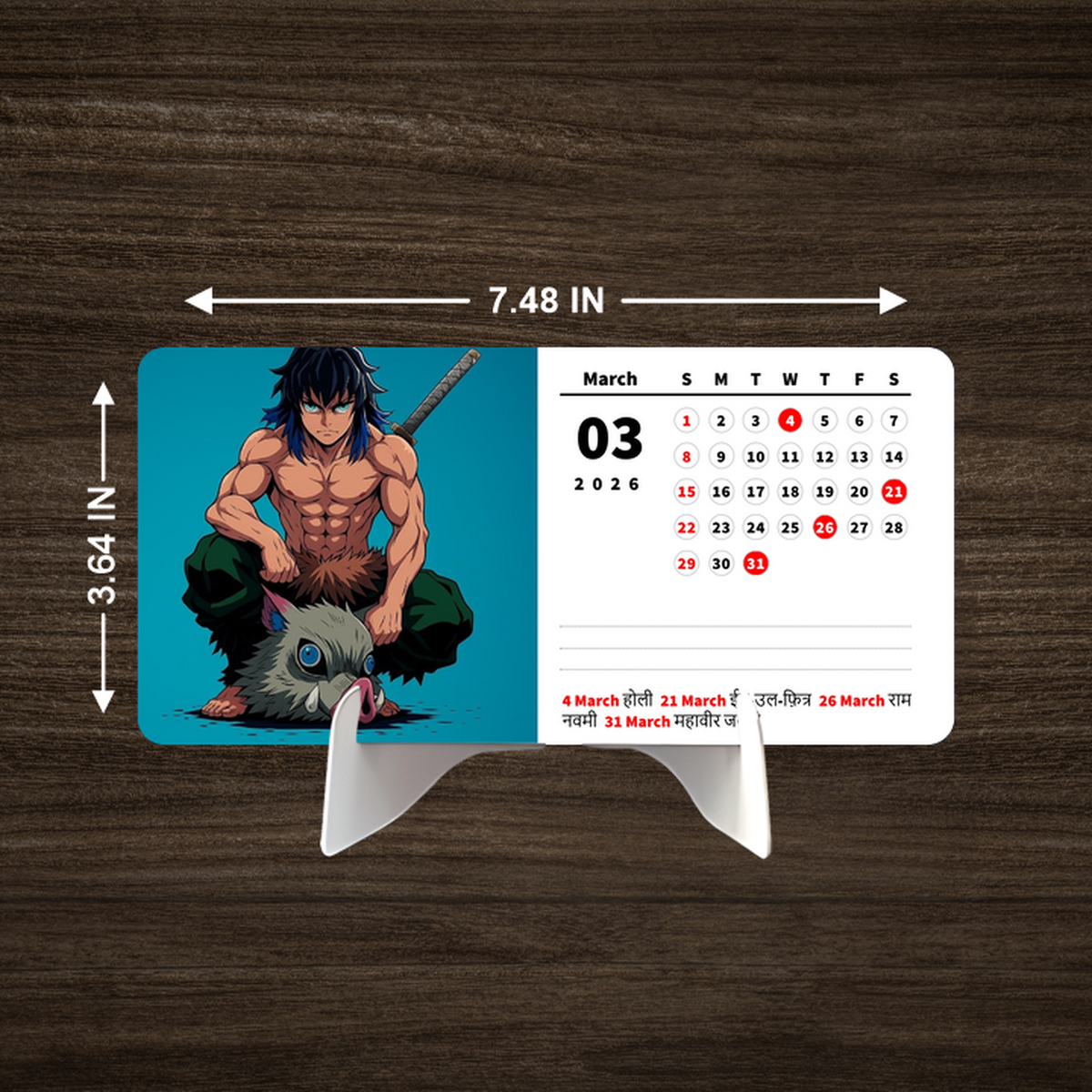 Slayer Premium Table Desk Calendar