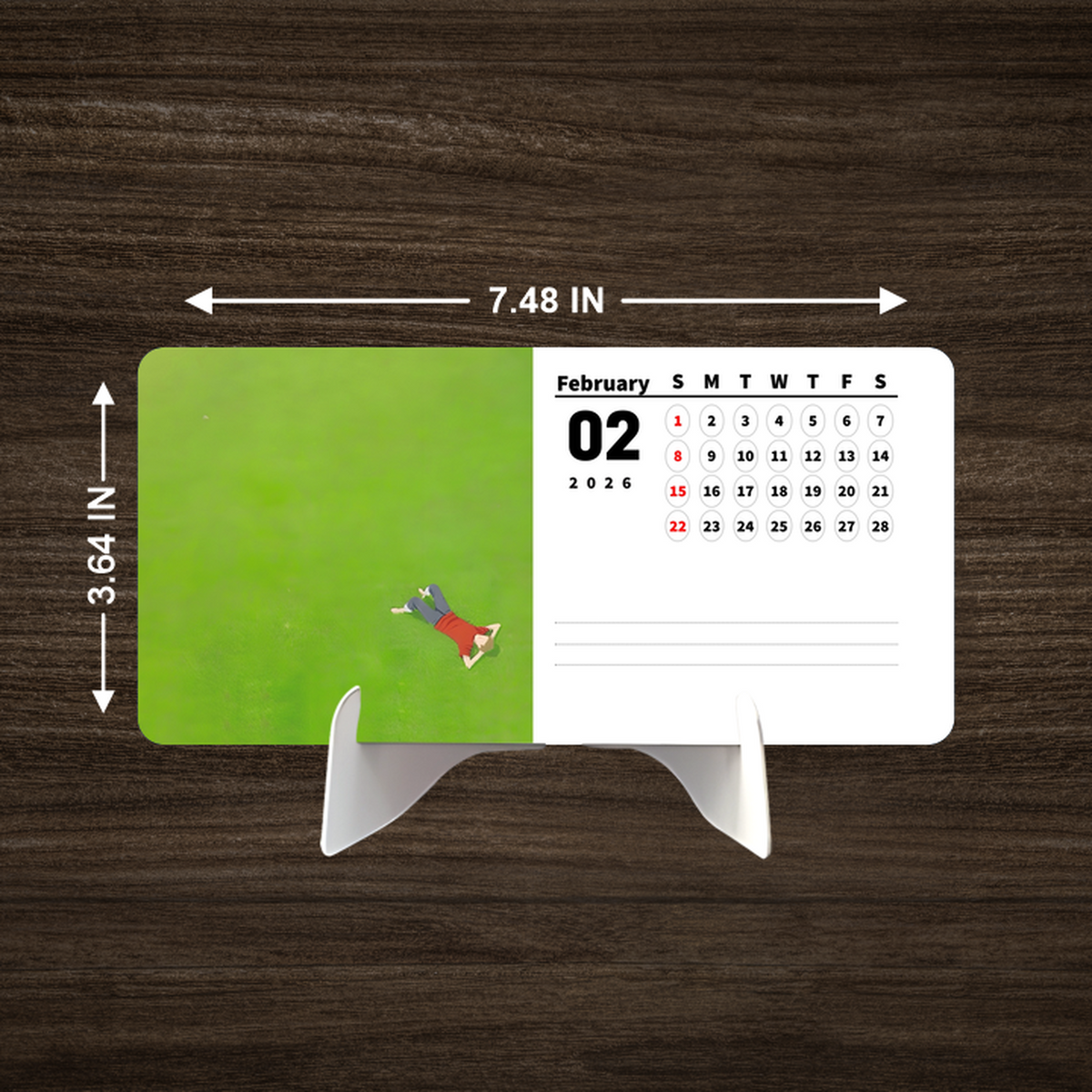 GO NATURE Premium Table Desk Calendar