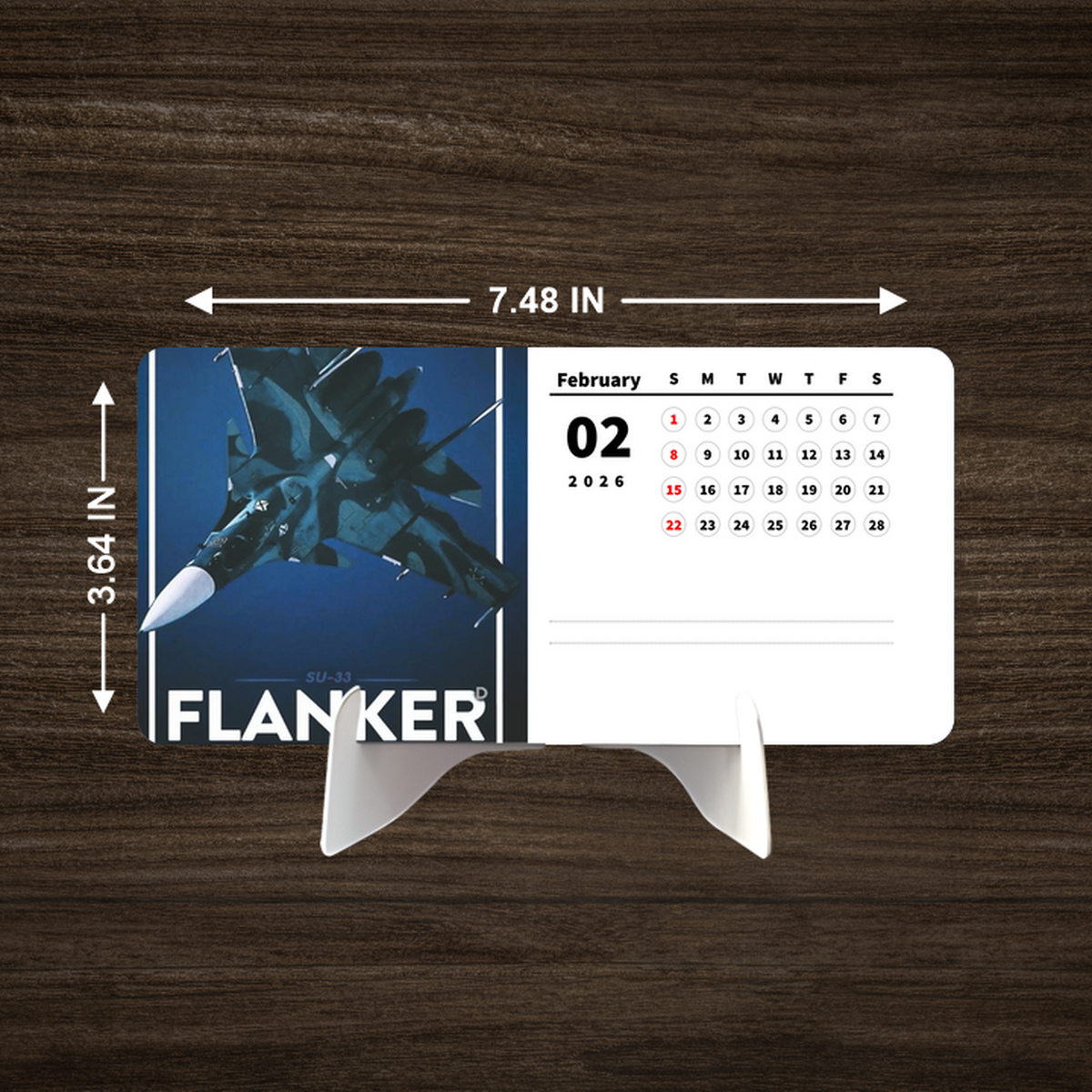 PLANE Premium Table Desk Calendar