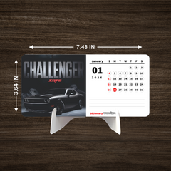 Super fast CAR Premium Table Desk Calendar