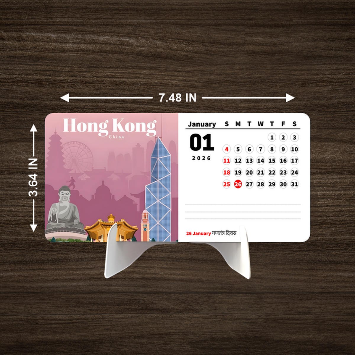 DREAM City Premium Table Desk Calendar